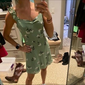 Green Floral Dress